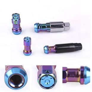 轮毂丝轮毂螺母防盗新R40轮胎螺母 装 车改螺螺帽新款 R汽40汽车改装