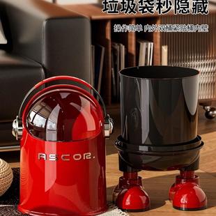 厅垃圾桶翻家2ASK85790客25新款 盖大用容量厨房卧室卫生间高颜值