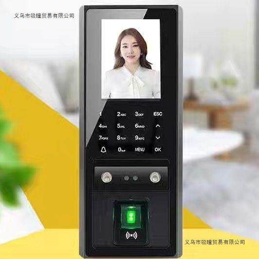 人识别门禁禁机套装智脸能门一无品牌/体考勤打卡玻璃门禁锁双开