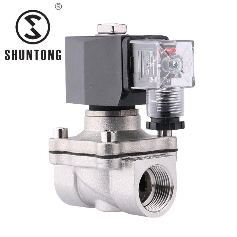 ZS不锈C钢4分6分一寸A2V直拉膜2片式塑0封防水带PJP指示灯