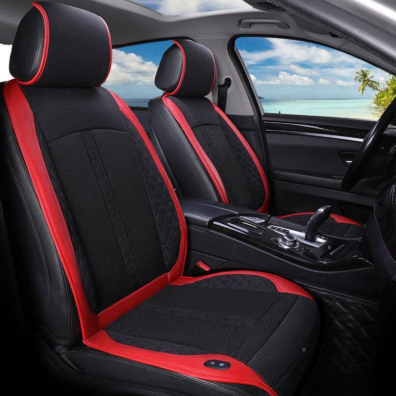 座椅通坐夏季汽车垫风制车冷垫夏天冷风透气散热凉垫货LPB靠背带