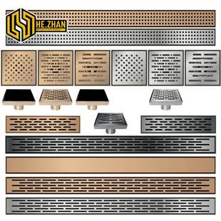 地漏长条型304臭不锈钢BL系列防生卫间淋浴房浴室长大方形加长排