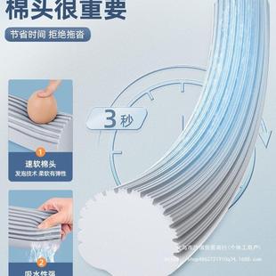 绵拖把拖头手洗2027255新款 家用拖地胶棉吸免水一拖地海布大号净