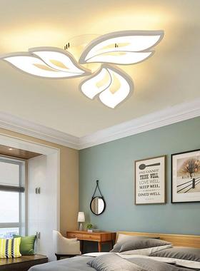 新款创意叶子卧YF-008灯室客厅吸顶欧式店大灯现代智酒能语音带控