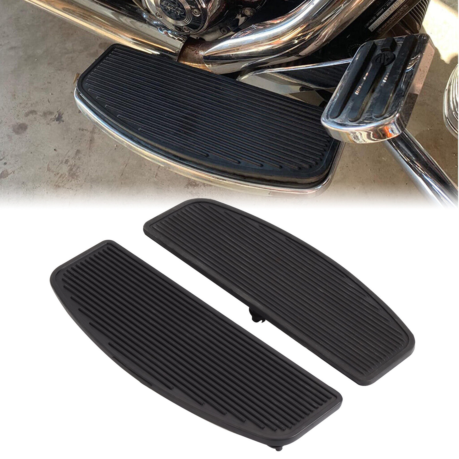 哈雷肥仔 街道滑翔 旅行者系列路王大滑翔改装前置大脚踏板脚踏皮