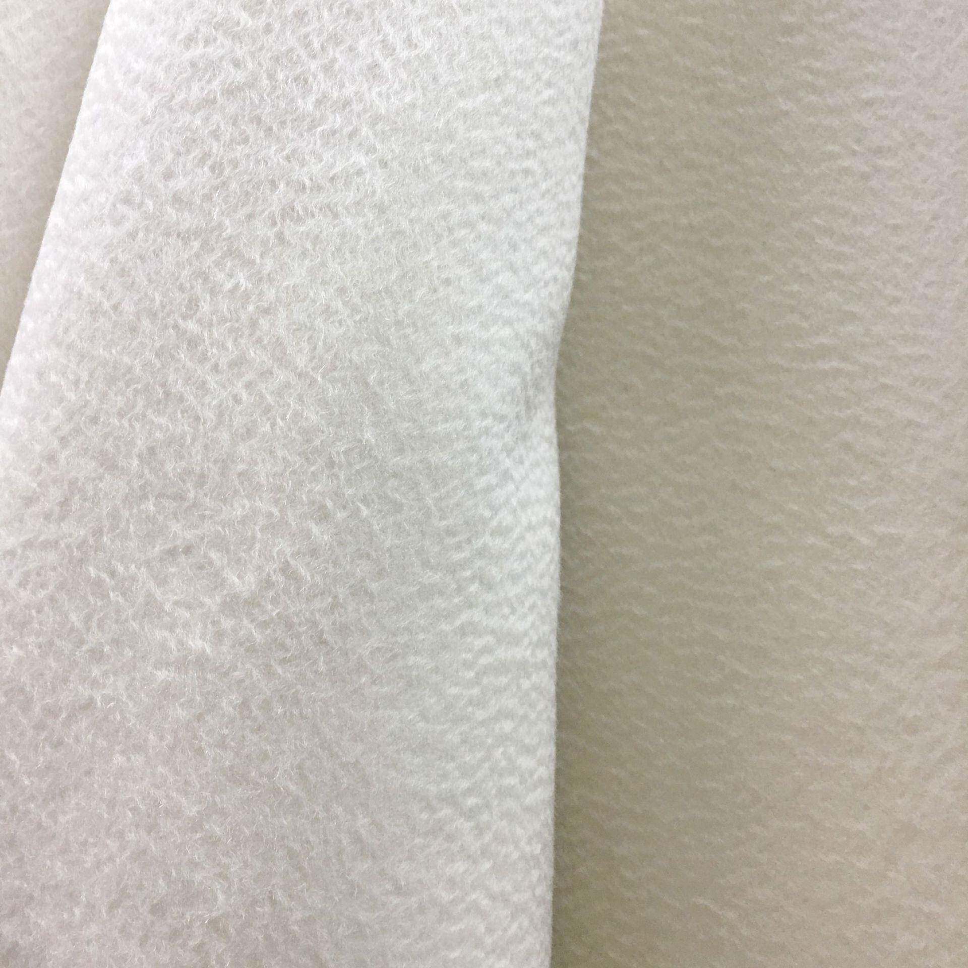 PHR现漂白全毛双面水波纹羊货绒面色料秋白色水波纹大衣冬呢布料
