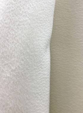 PHR现漂白全毛双面水波纹羊货绒面色料秋白色水波纹大衣冬呢布料