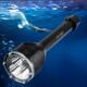 光潜水D灯大L手电大功率颗ED远射D探险探照灯潜水强手电筒
