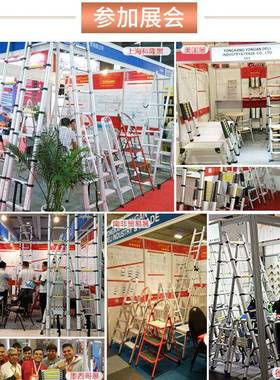 境室内外装修铝合金缩电梯信电力竹节家用单面跨靠DLT206-D墙伸便