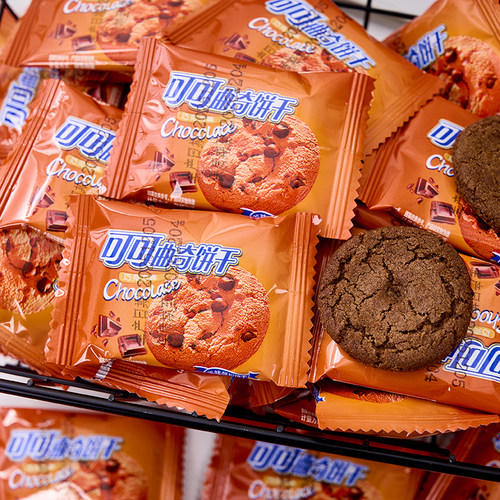 达丰可可曲奇饼干独立装饱腹