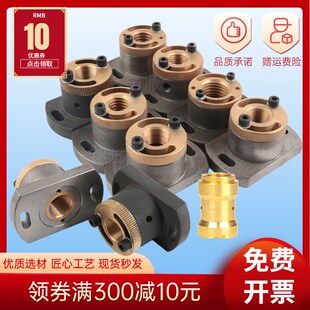 线切割快走丝泰州机运丝筒丝杆M18中走丝宁波机丝杆螺母M20孔距60