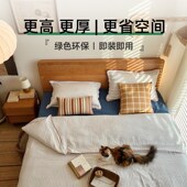 2025年新款 床1米8双人床180x200高端主卧室大床悬浮床加厚实木床