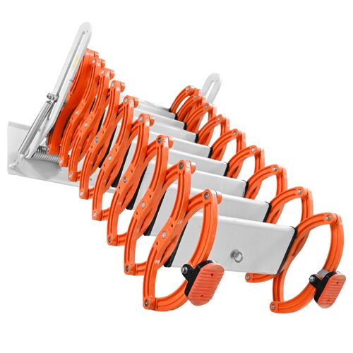 上翻式楼梯阁楼室内外壁挂多功能折叠家用隔层侧装升降伸缩楼梯