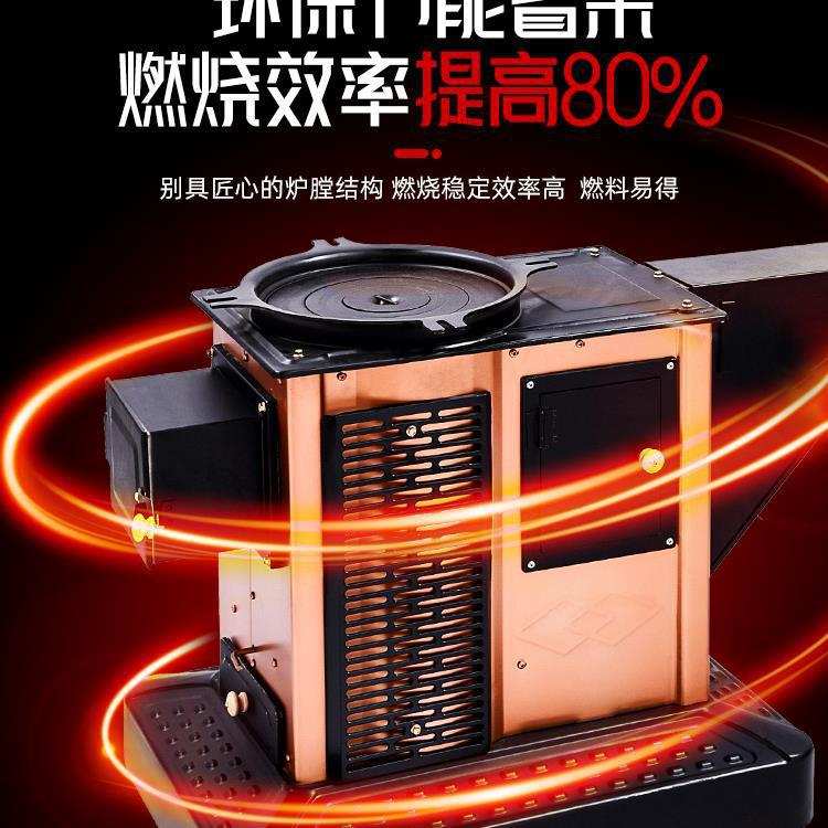 柴火取暖炉柴煤两用回风炉烧木柴煤炭炉子家用室内农村气化烤火炉