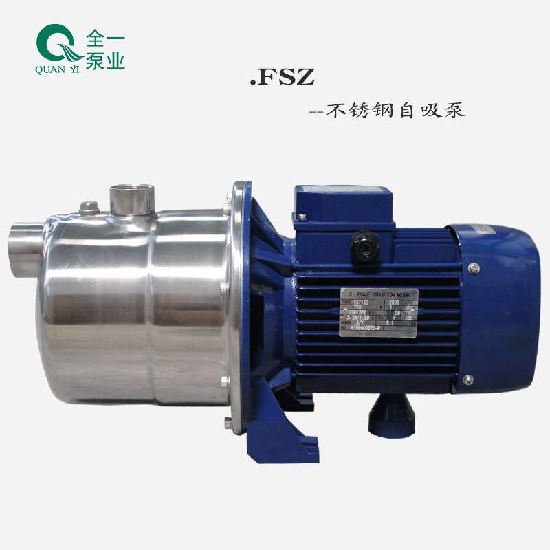FSZ不锈钢自吸泵小型恒压供水泵家用无塔供水用水泵卫生级饮料泵
