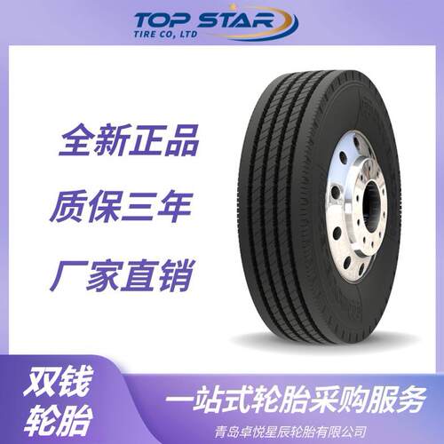 双钱轮胎DOUBLECOIN 10R22.5轮胎 RR208花纹 卡车客车货车轮胎