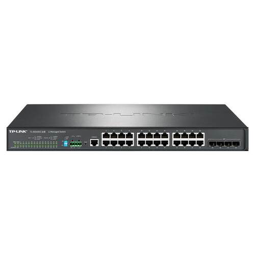 【企业专属】普联（TP-LINK）环网三层网管工业交换机TL-SG5428