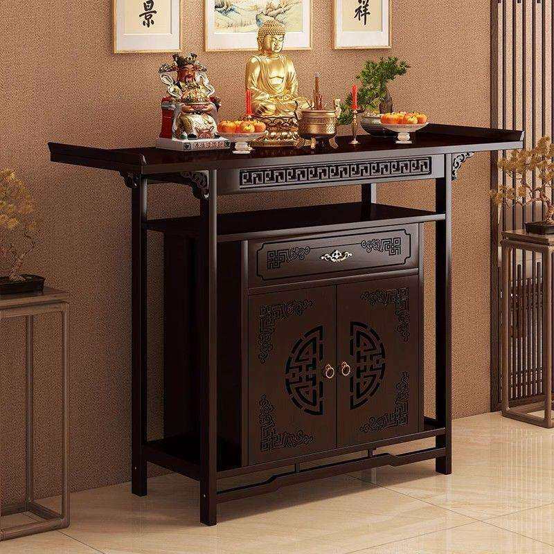 供桌香案家用新中式案台玄关柜桌玄关台中堂桌供台佛台神台供奉桌