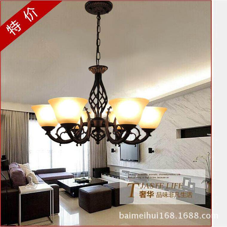 美式复古吊灯装饰简约锌合金灯具卧室灯美式客厅灯玻璃灯饰,电子元器件市场,其它元器件,淘宝优惠券,粉丝福利购,淘宝优惠卷