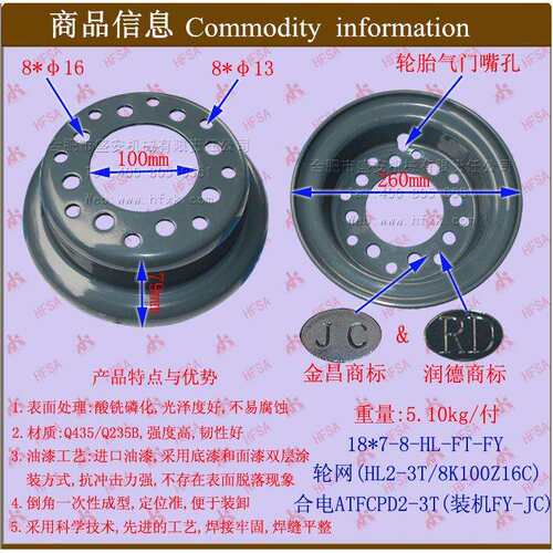 叉车配件轮网(HL2-3T/8K100Z16C)合电ATFCPD2-3T装机FY