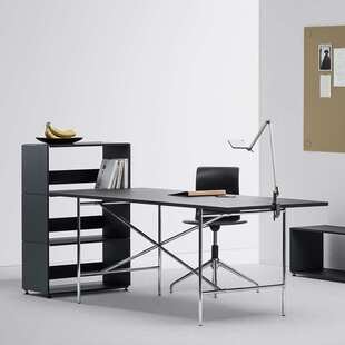 Eiermann Table艾尔曼桌简约不锈钢方形办公桌现代板式升降电脑桌