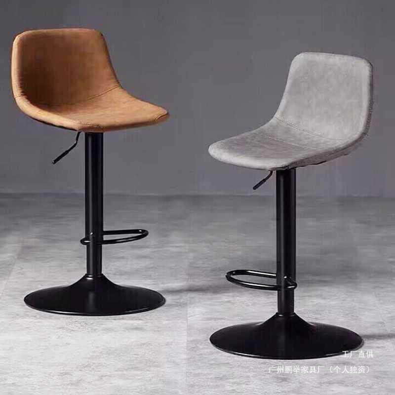 现代简约酒吧椅吧台椅子升降椅高脚凳前柜台手机店展会租凭活动椅