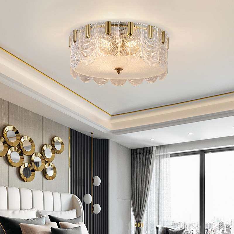 轻奢法式温馨卧室灯吸顶灯简约水晶房间后现代玻璃网红客厅餐厅灯,电子元器件市场,其它元器件,淘宝优惠券,粉丝福利购,淘宝优惠卷