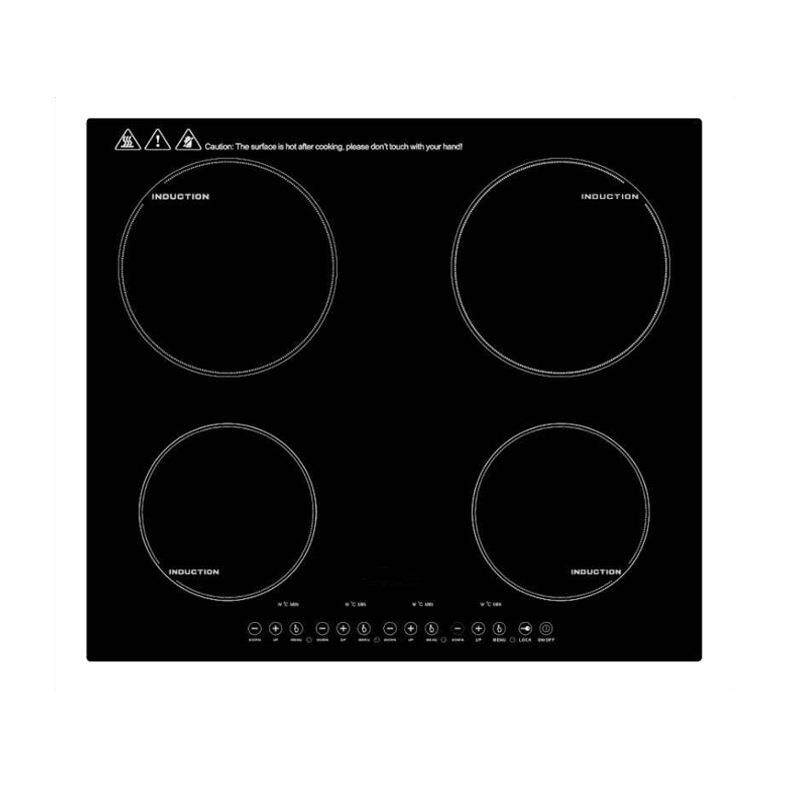 商用四头四眼电磁灶集成灶电磁炉电陶炉嵌入式大功率英文
