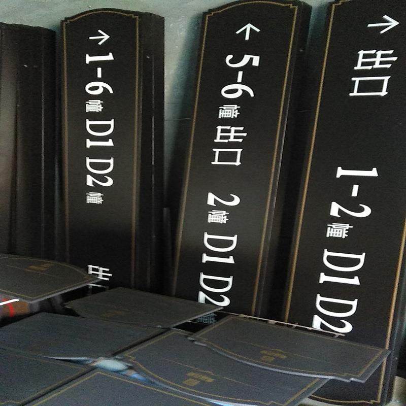 科室牌指示牌设计不锈钢导向广告停车场制作精神堡垒立牌制定