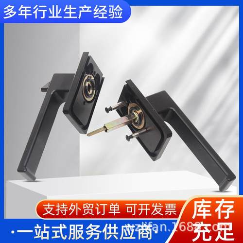 极简门钛铝镁合金卫生间1618极窄边框厨房平开门黑色玻璃把手门锁