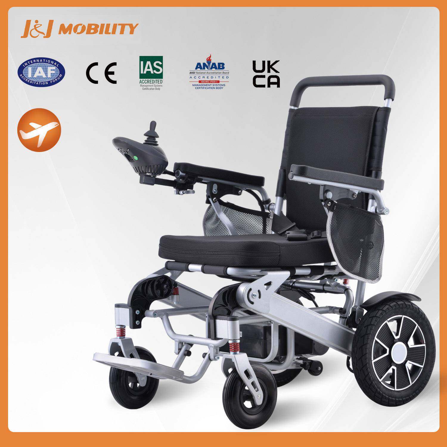 电动轮椅车轻便可折叠老年人残疾人代步车智能自动轮椅