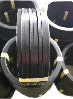 黑色橡胶夹布材质V型组合封活塞孔用油封现货供应型号齐全