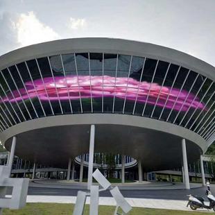 LD网格明屏户外城6市CSE亮化透格栅E屏P15.25户外格栅透明屏厂家