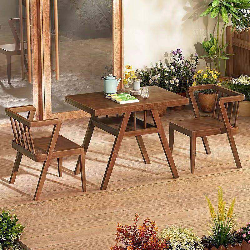 阳台桌桌椅组茶合休闲三件套家用茶实木喝小715型餐桌户简易茶桌,商业/办公家具,餐桌椅系列,淘宝优惠券,粉丝福利购,淘宝优惠卷