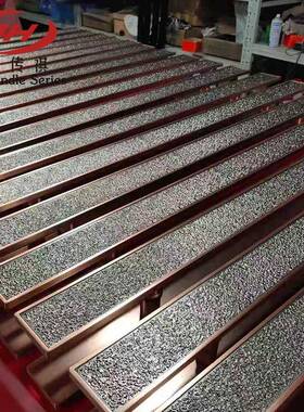 新款简酒店木包厢门手现代中式古铜色玻璃门08368推拉拉约门大拉