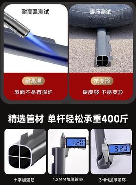 ?Fh(x}$pb用晾衣杆阳台固吊定式顶装杆家晾悬挂式一根防风晒衣杆