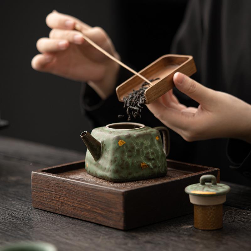 可空寂斋汉中功夫AK010家用青铜釉养泡高壶复档泡茶器老岩泥茶壶