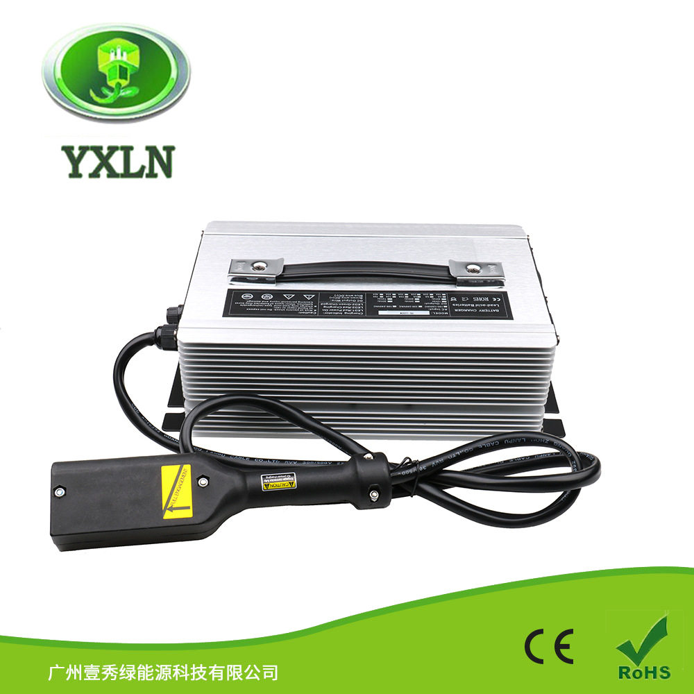 全铝外壳48V20A铅酸电池54.6V13串锂电58.4V16S磷酸铁锂充电器
