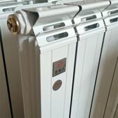 暖气片9090铝复合散铜热片农村造家用水暖铝合金FEU柱翼型散铜热