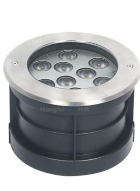 灯LEDW地埋户外防水地灯9室外景观庭院HL18-DMA单色七彩台阶场广