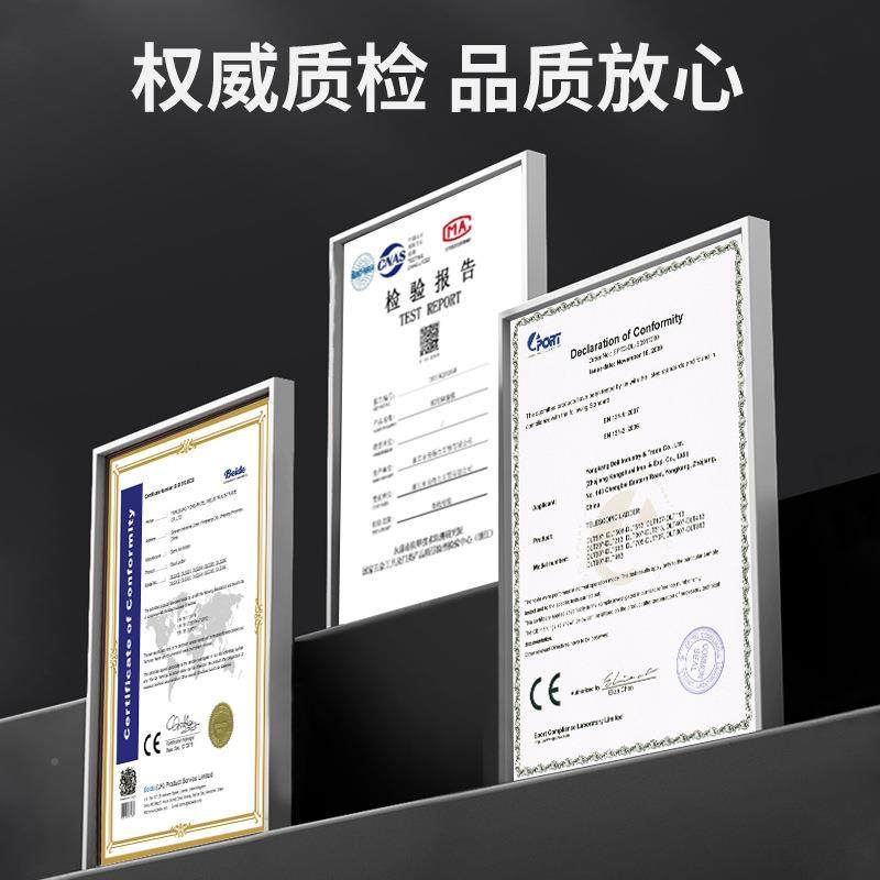 加厚铝合金8梯子米5伸缩梯一字折叠直梯家用升降梯F95T559H便阁楼