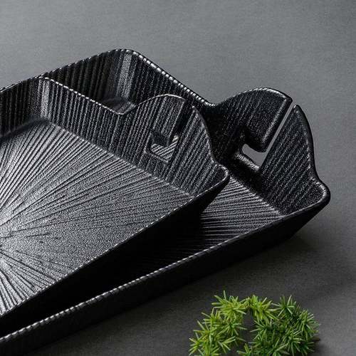 胺餐具烧烤商盘炸串专用盘盘ARZ子仿瓷密用烤串撸串托串串餐盘