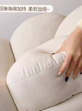 发椅南懒人沙发单29078人椅卧瓜室阳休台闲旋沙转法式奶油风客厅