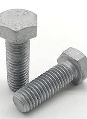 热镀锌螺栓高8M.8级强度六角头螺丝616M81M0M12M1416GB5782