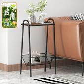 边几客几书架床头沙发可移动角几茶643极简窄铁厅艺夹缝置物