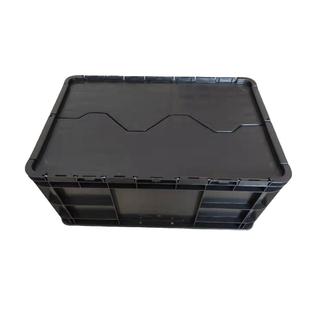 潍坊600?400?280带盖防电塑电料箱电子电器静周物转箱LDDPRH流静