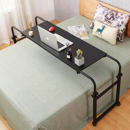 L床上脑用双QQ-900电桌I移动人升降跨床桌护理餐桌笔记本台式电脑