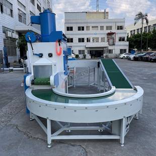 400小型送式 宽全自982动喷砂机全包送围输转弯流水线智输能喷砂设