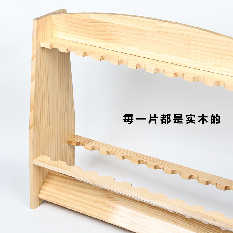 梯形24孔台球架杆架配件用品台球桌架台球杆架球房落地放杆架支子
