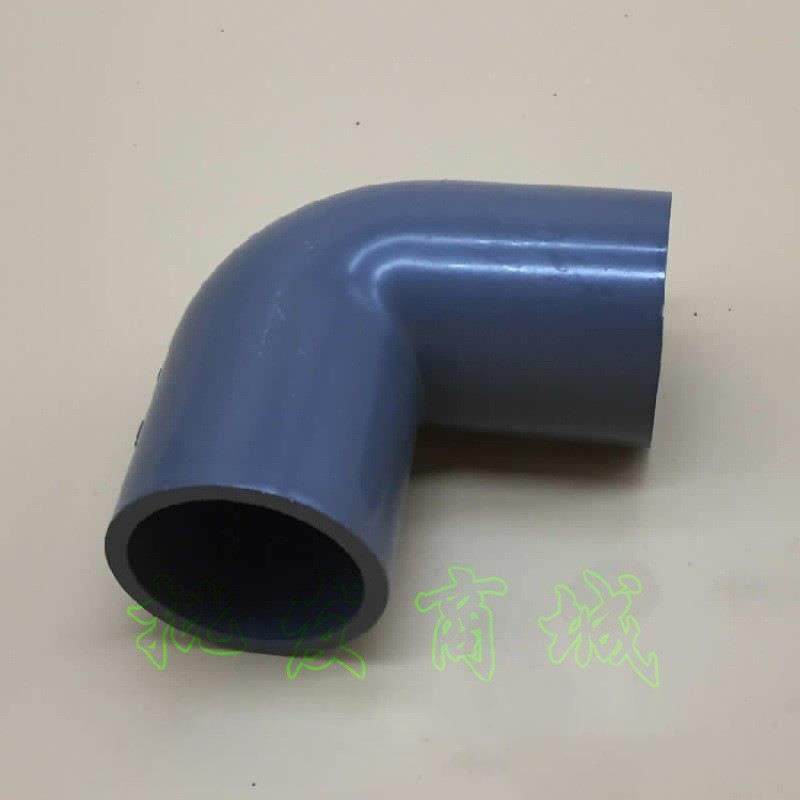 UPVC塑料12给水管PVC度灰色弯头N90弯头8寸D200内径16mm